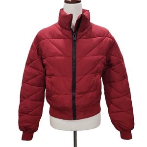 EUC Urban Outfitters women's red puffer winter coat, stunning outdoor warm XS